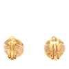 Chanel Gold Plated Coin Clip On Earrings Secondhand