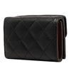 Chanel CC Quilted Caviar Flap Card Holder Wallet Secondhand