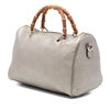 Gucci Medium Calfskin Bamboo Shopper Boston Bag Secondhand