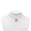 Chanel CC Gold Plated Strass Pendant Necklace Secondhand