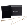 Chanel CC Gold Plated Strass Pendant Necklace Secondhand