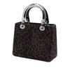 Dior Medium Pony Hair Leopard Print Lady Dior Secondhand