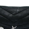 Saint Laurent Toy Matelasse Glitter Suede Monogram LouLou Crossbody Secondhand