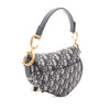 Dior Mini Oblique Canvas Saddle Bag Secondhand