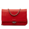 Chanel Grained Calfskin CC Box Wallet On Chain Secondhand
