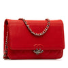 Chanel Grained Calfskin CC Box Wallet On Chain Secondhand