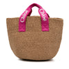 Chloé Mifuko Kids Natural Fiber Woody Basket Tote Secondhand