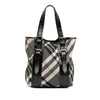 Burberry Small Beat Check Nylon Victoria Tote Secondhand