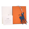 Hermès Togo and Epsom Petit H Fawn Bag Charm Secondhand