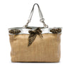 Gucci Large Straw Positano Scarf Tote Secondhand