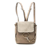 Chloé Small Calfskin and Suede Faye Backpack Secondhand