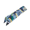 Hermès Faubourg Rainbow Silk Twilly Scarf Secondhand