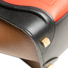 Celine Micro Tricolor Leather Luggage Tote Secondhand