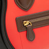 Celine Micro Tricolor Leather Luggage Tote Secondhand