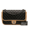 Chanel Jumbo Classic Bicolor Lambskin Twist Flap Secondhand