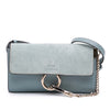 Chloé Mini Suede and Calfskin Faye Crossbody Secondhand