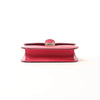 Secondhand Valentino Rockstud Glam Lock Leather Chain Crossbody Bag in Pink