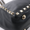 Valentino Garavani Rockstud Leather 2Way Handbag in Black Secondhand