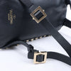 Valentino Garavani Rockstud Leather Backpack in Black Secondhand
