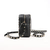 Valentino Garavani Rockstud Leather Crossbody Bag in Black Secondhand