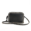 Valentino Garavani Rockstud Leather Crossbody Bag in Black Secondhand
