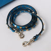 Valentino Garavani Rockstud Leather 2Way Handbag in Blue Secondhand