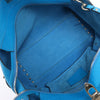 Valentino Garavani Rockstud Leather 2Way Handbag in Blue Secondhand