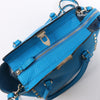 Valentino Garavani Rockstud Leather 2Way Handbag in Blue Secondhand