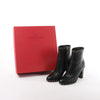 Valentino Garavani Rockstuds Leather Ankle Boots in Black, Size 37.5 EU Secondhand