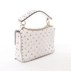 Valentino Rockstud Spike VLTN Chain 2Way Shoulder Bag in White Secondhand