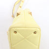 Valentino Garavani Roman Studs Leather 2Way Handbag in Yellow Secondhand