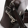 Valentino Garavani VLTN Leather Shoulder Bag in Brown Secondhand