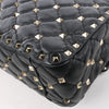 Valentino Garavani VLTN Rockstud Spike Chain Leather 2Way Shoulder Bag in Black Secondhand