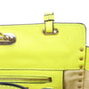 Valentino Garavani Rockstud Leather 2Way Handbag in Yellow Secondhand