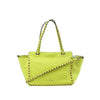 Valentino Garavani Rockstud Leather 2Way Handbag in Yellow Secondhand