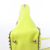 Valentino Garavani Rockstud Leather 2Way Handbag in Yellow Secondhand