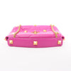 Valentino Garavani Roman Studs Leather 2-way Crossbody Bag in Pink Secondhand