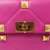 Valentino Garavani Roman Studs Leather 2-way Crossbody Bag in Pink Secondhand