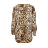 Secondhand Valentino Miss V Leopard Print Top - '90s