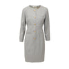 Secondhand Valentino Miss V Wool Dress with Turtle Buttons 