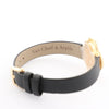 Van Cleef & Arpels Alhambra WTYB02B3 136574 YG & Leather QZ Watch with Shell-Face HH5655 Secondhand
