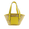 LOEWE Small Raffia Anagram Basket Tote Secondhand