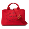 Prada Small Canvas Canapa Logo Satchel Secondhand