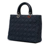 Dior Large Denim Cannage Lady Dior Secondhand