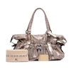 Burberry Small Metallic Calfskin Curzon Satchel Secondhand