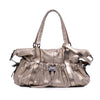 Burberry Small Metallic Calfskin Curzon Satchel Secondhand