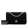 Chanel Medium Classic Jersey Bijoux Chain Double Flap Secondhand