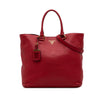 Prada Vitello Daino Open Convertible Tote Secondhand