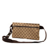 Gucci GG Canvas Double Pocket Belt Bag Secondhand