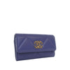 Chanel Quilted Goatskin 19 Flap Long Wallet Secondhand